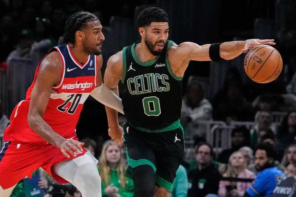 交锋11连胜！绿军送奇才11连败 塔图姆20+14+7特雷杨复出全败